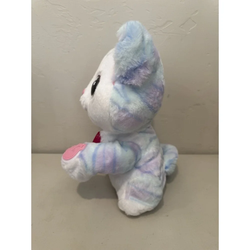 VTech Glitter Me Kitten Interactive Plush Light & Sounds Glitter Stamp Paw Works